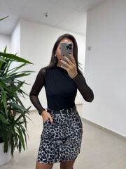 Bb 30465 Leopar Mini Etek