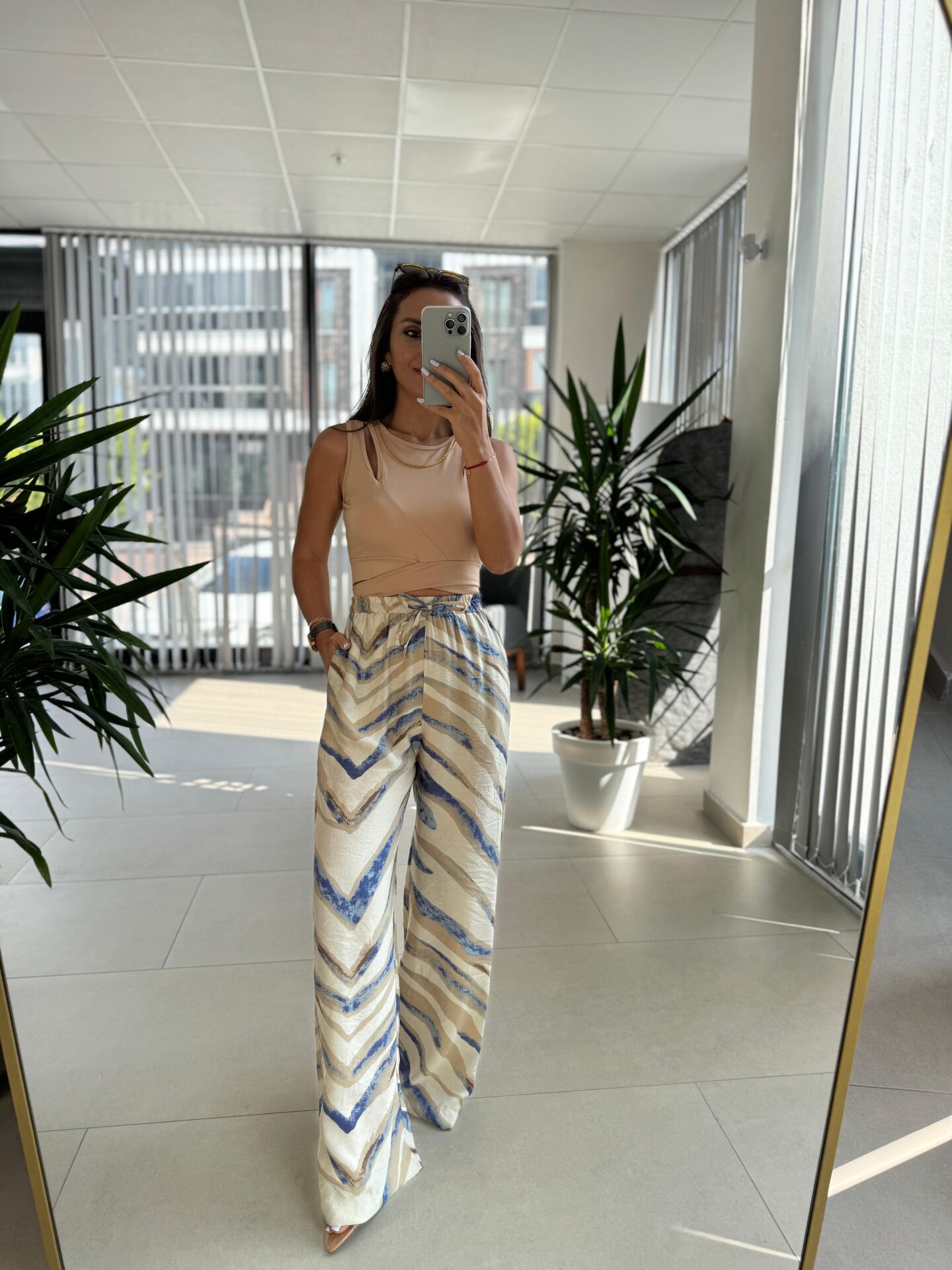 Bb 29724 İndigo Renk Geçişli Tensel Pantolon