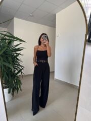Bb 30358 Siyah Plazzo Pantolon