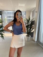 Fw 0297 Taş Şort Etek