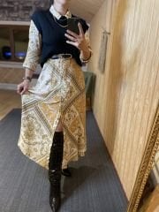 Orj brand mustard shirt dress