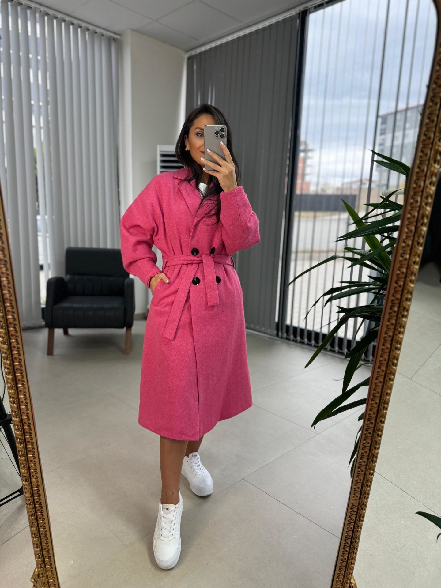 Foo Pink Lined Coat