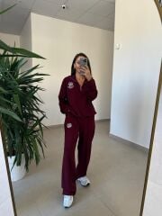 Ms 60077 Bordo Armalı Modal Takım