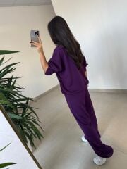 Ms 60077 Mor Armalı Modal Takım