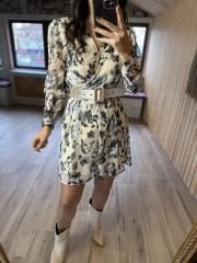 Kruvaze vatkalı antrasit geçişli mas