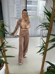 Mc 3013 Copper Palazzo Trousers