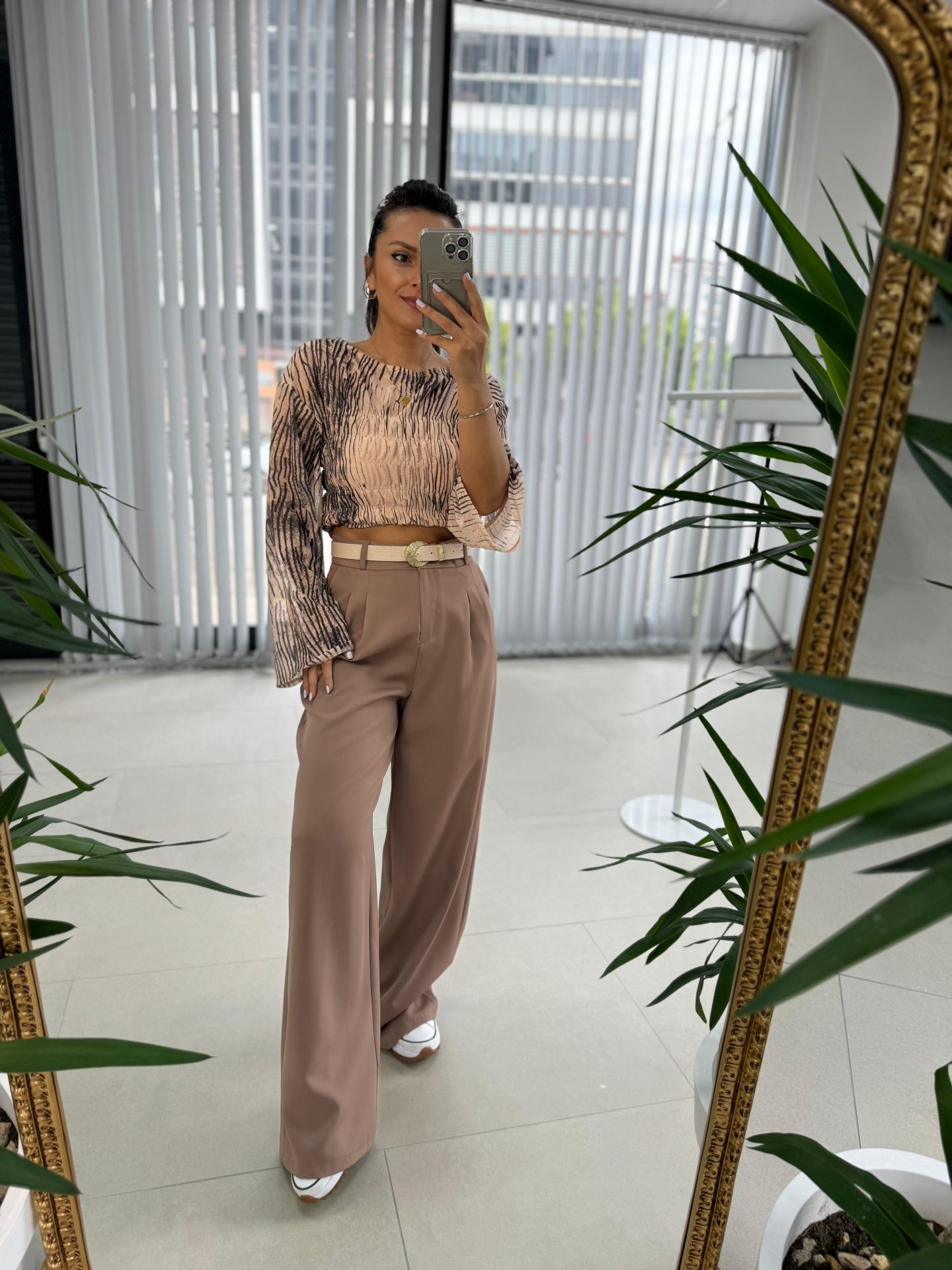 Mc 3013 Copper Palazzo Trousers