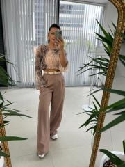 Mc 3013 Copper Palazzo Trousers