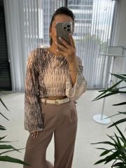 Mc 3013 Copper Palazzo Trousers