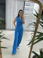 Art. Atlas Yelekli Mavi Takım