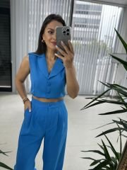 Art. Atlas Yelekli Mavi Takım