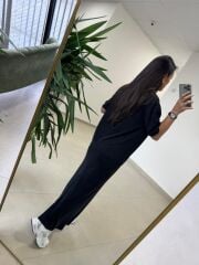 İv 25198 Modal Kalem Etekli Siyah Takım