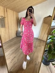 Ön arka kare yaka pembe viskon elb