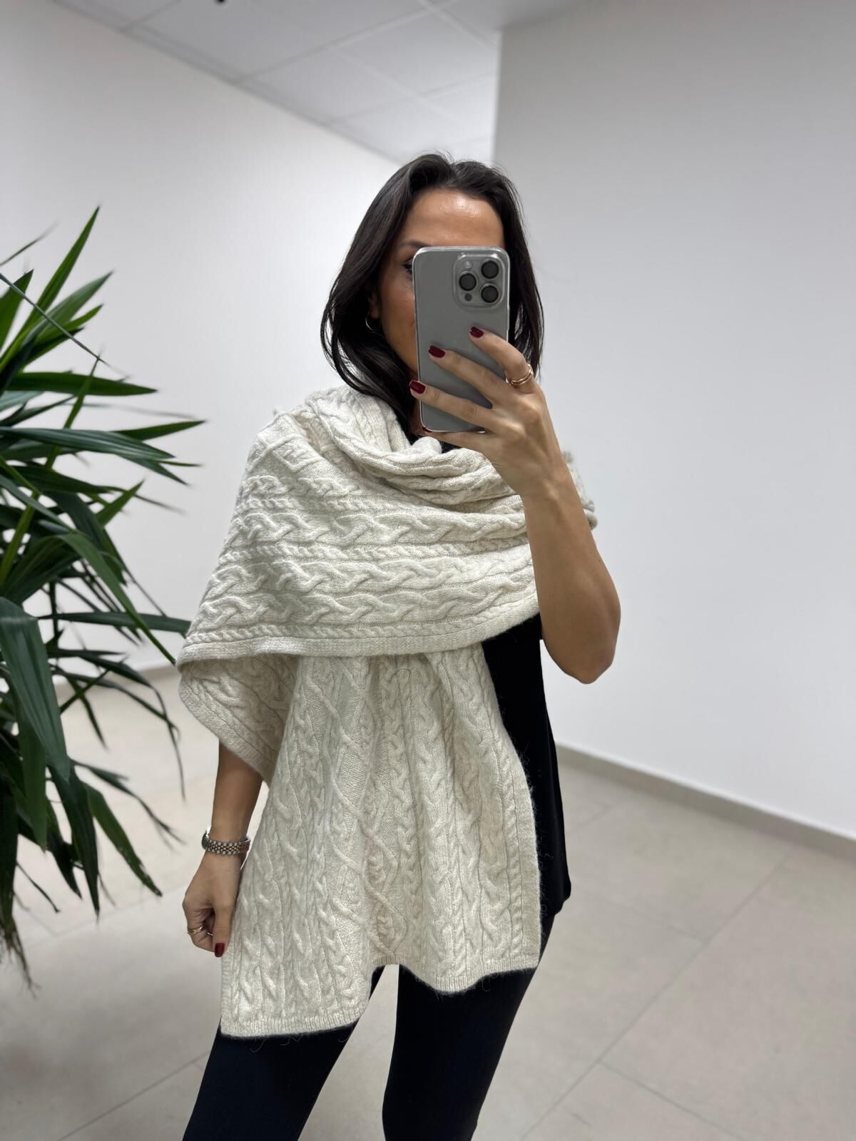 Orj Marka Saç Örgü Şal