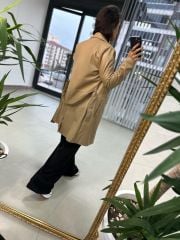 Vizon İthal Deri Trençkot