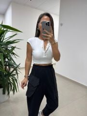 Bb 25585 Paraşüt Cepli Pantolon