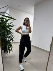 Bb 25585 Paraşüt Cepli Pantolon