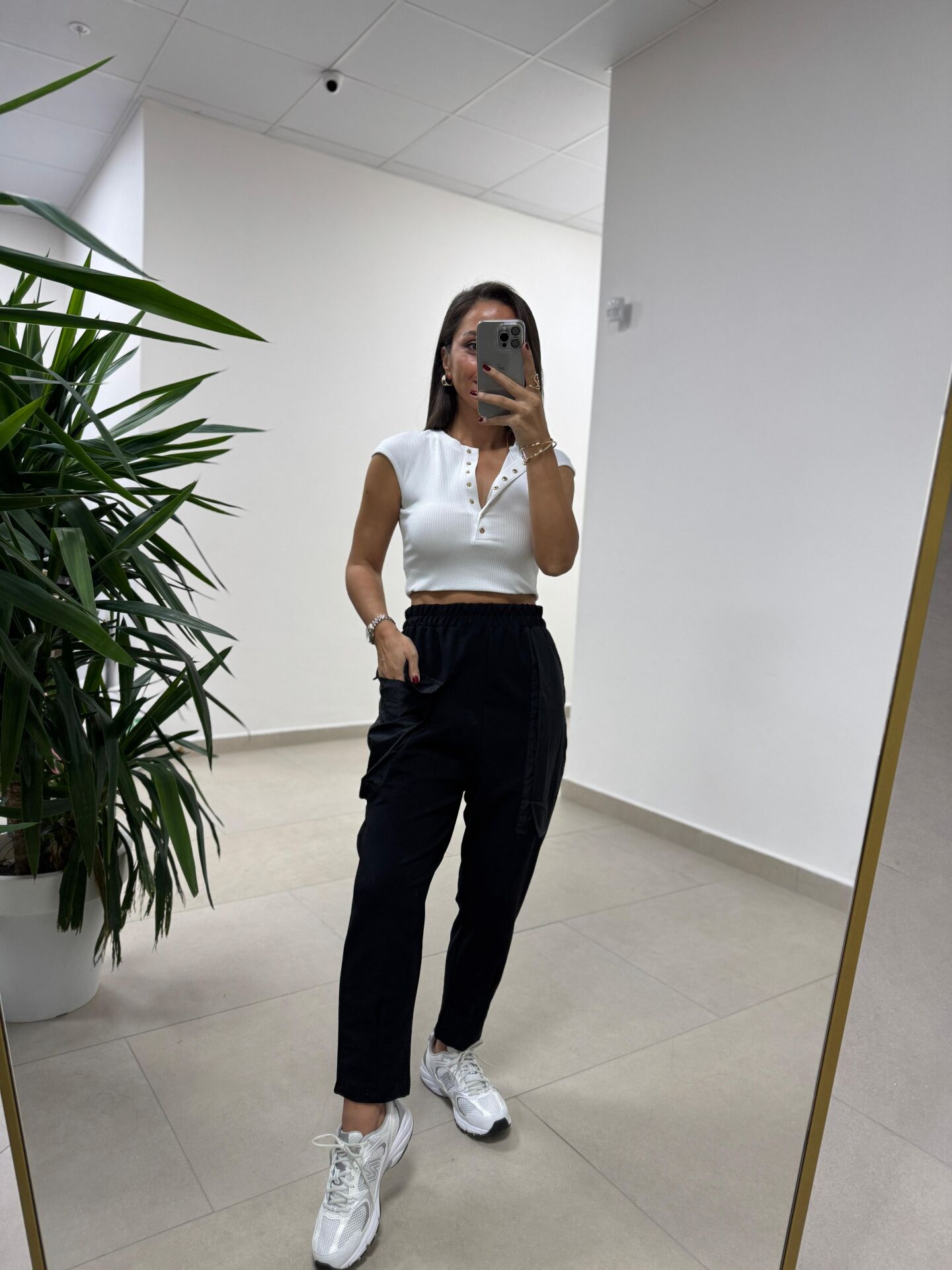 Bb 25585 Paraşüt Cepli Pantolon