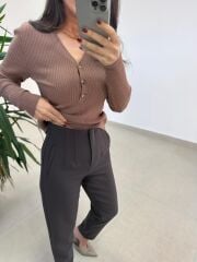 Ml 083 Camel Yumoş Triko Kazak