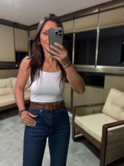 Kr 3077 Beyaz İp Askılı kısa Crop