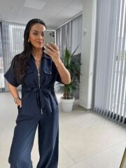 Fw 7222 Fermuarlı İndigo Tensel Takım