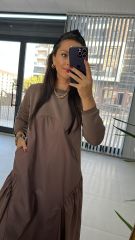 Kleid im Sweat-Popeline-Design von Dr. Vizon
