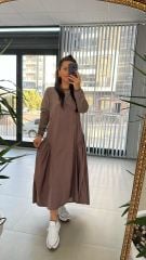 Kleid im Sweat-Popeline-Design von Dr. Vizon