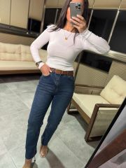 Kr 16483 Boat Neck White Bodysuit