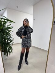 Bb 30465 Leopar Bomber Ceket