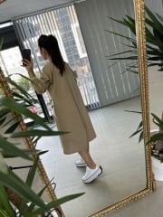 Dr 2458 Honey foam midi sweat dress