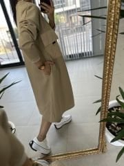 Dr 2458 Midi-Sweatkleid aus Honigschaumstoff