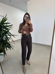 Zr 15129 Cep Detaylı Flotalu Vizon Pantolon