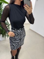 Bb 30455 Leopar Mini Etek