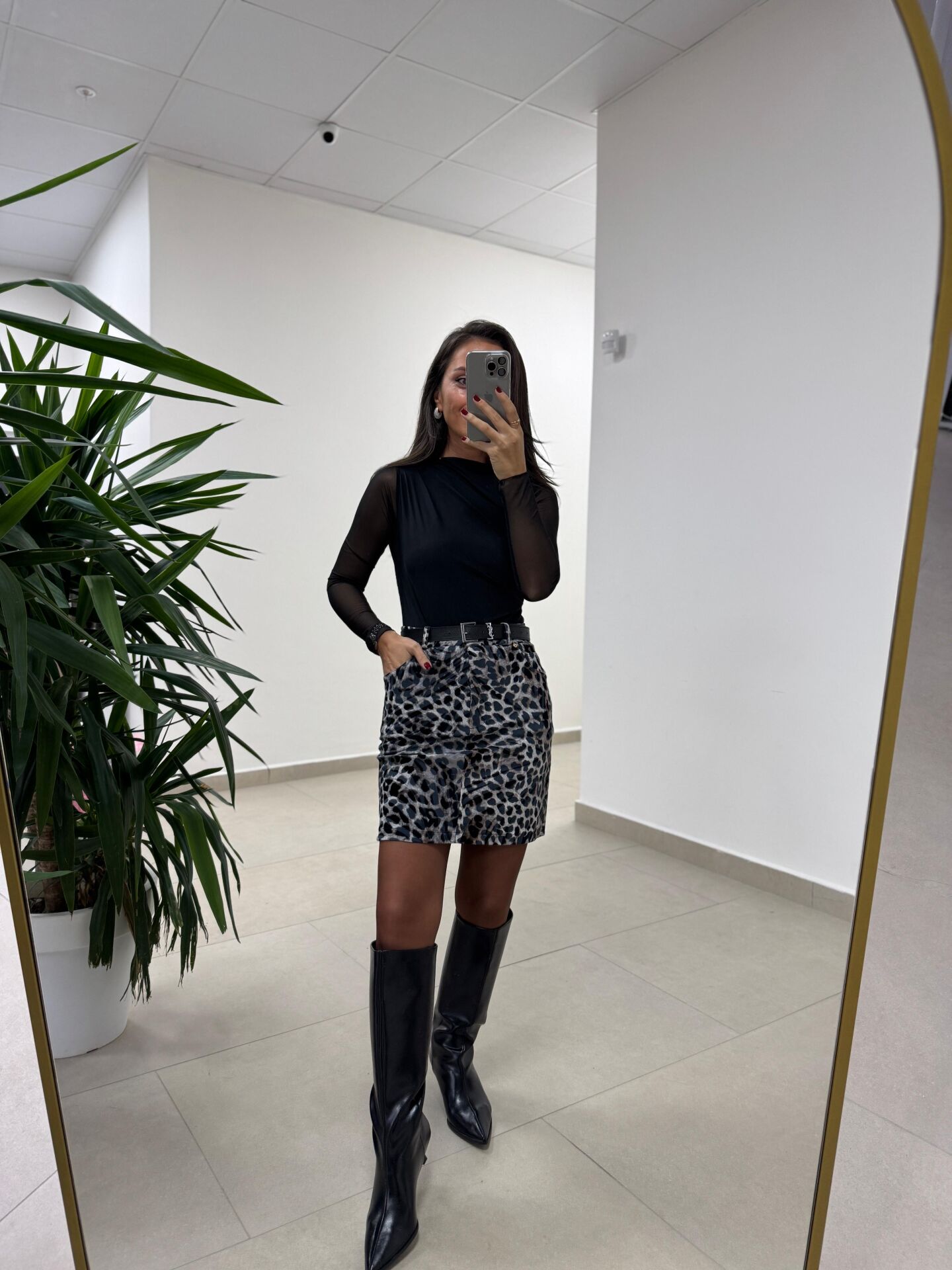 Bb 30465 Leopar Mini Etek