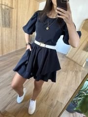 Laci Ağaç kabuğu şort elbise