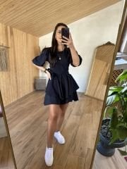 Laci Ağaç kabuğu şort elbise