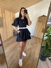 Laci Ağaç kabuğu şort elbise