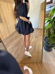 Laci Ağaç kabuğu şort elbise