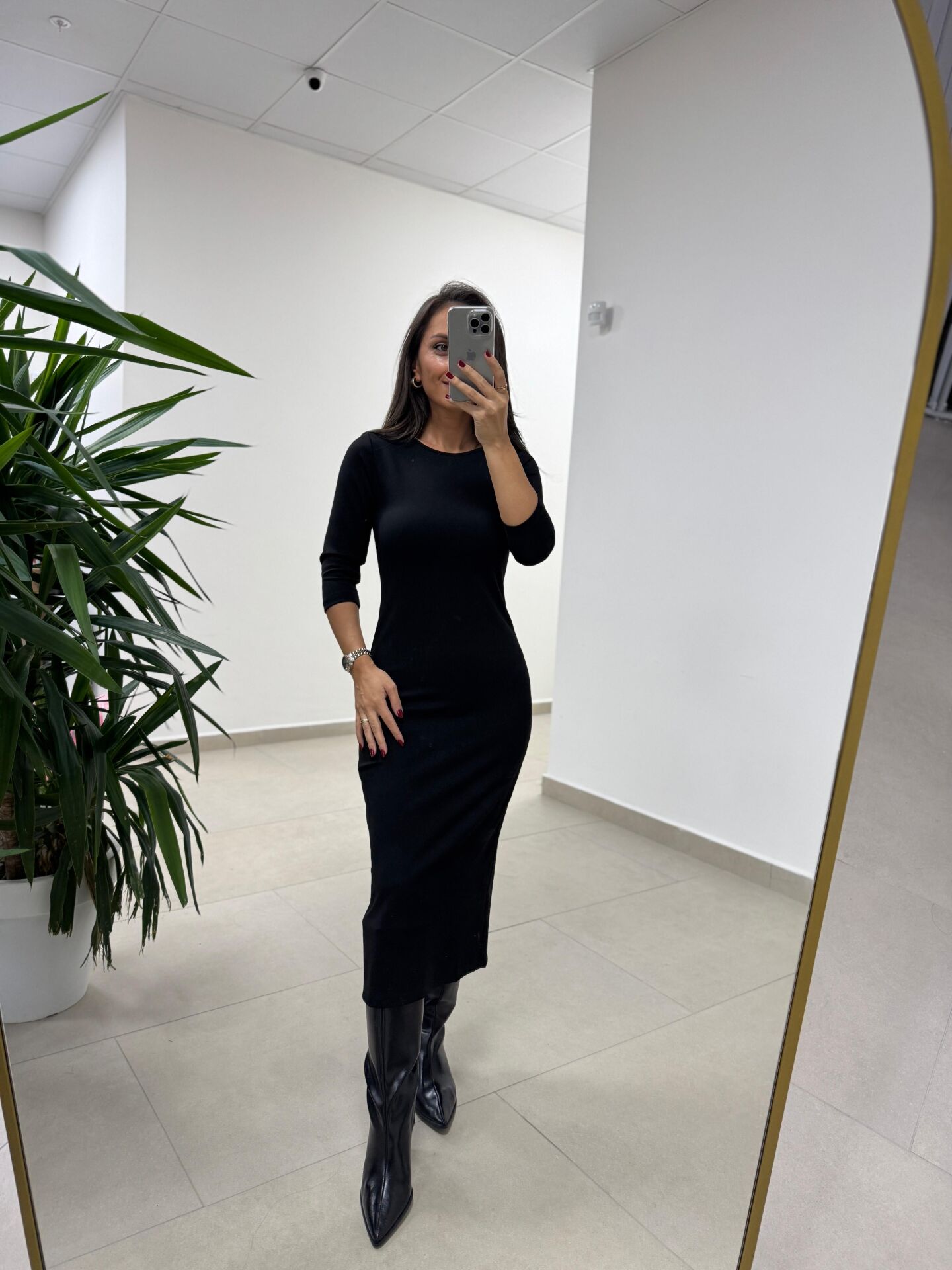 Bb 28050 Çelik Penye Elbise