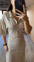 Maxikleid aus Lederstoff der Marke Orj