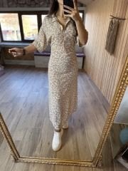 Maxikleid aus Lederstoff der Marke Orj