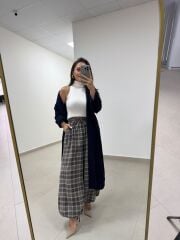 Qs 0006 Laci Oversize Uzun Triko Hırka