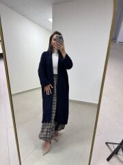 Qs 0006 Laci Oversize Uzun Triko Hırka