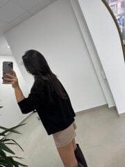 Ml 98215 Siyah Fermuar Detaylı Sweat