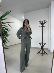 Art 4013 Tensel Kemer Detaylı Mint Takım