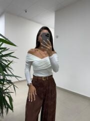 Bb 30463 Snake Desenli Kahve Pantolon