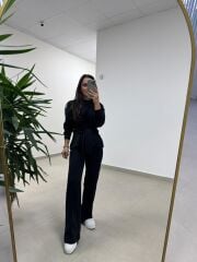 Ml 94851 Bağlama Detaylı Siyah Takım