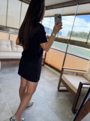 Dv 90810 Çima Stitched Black Knitwear Dress
