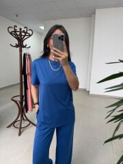 İv 0635 Pamuklu Penye Mavi Takım