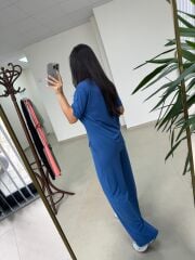 İv 0635 Pamuklu Penye Mavi Takım